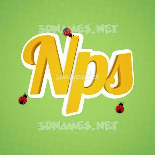 nps in Ladybugs style - 3D name wallpaper nps in Ladybugs style - 3D name wallpaper