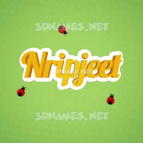 nripjeet in Ladybugs style - 3D name wallpaper nripjeet in Ladybugs style - 3D name wallpaper
