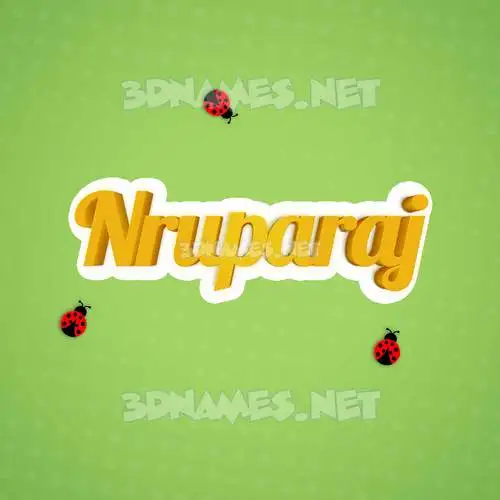 nruparaj in Ladybugs style - 3D name wallpaper nruparaj in Ladybugs style - 3D name wallpaper