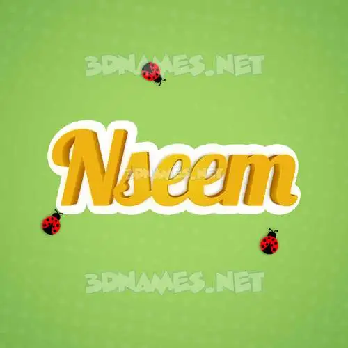 nseem in Ladybugs style - 3D name wallpaper nseem in Ladybugs style - 3D name wallpaper