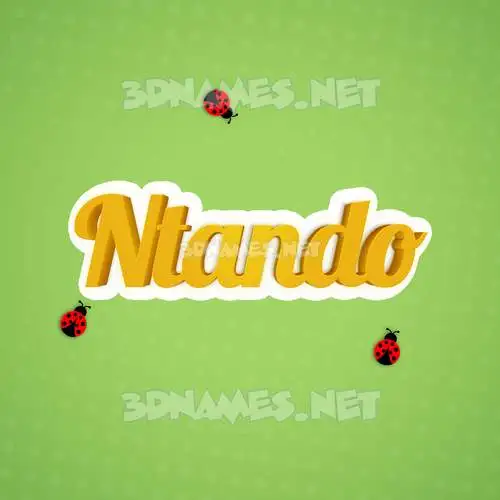 ntando in Ladybugs style - 3D name wallpaper ntando in Ladybugs style - 3D name wallpaper