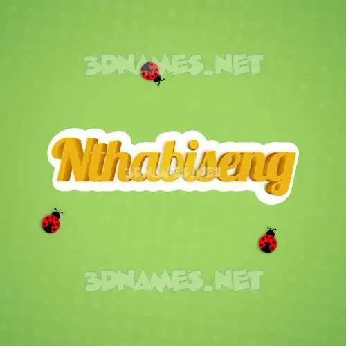 nthabiseng in Ladybugs style - 3D name wallpaper nthabiseng in Ladybugs style - 3D name wallpaper