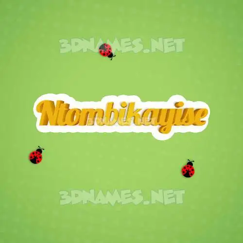 ntombikayise in Ladybugs style - 3D name wallpaper ntombikayise in Ladybugs style - 3D name wallpaper