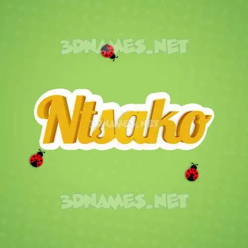 ntsako in Ladybugs style - 3D name wallpaper ntsako in Ladybugs style - 3D name wallpaper