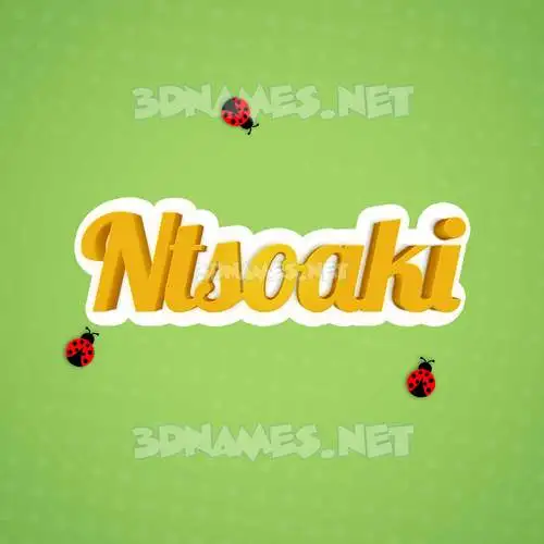 ntsoaki in Ladybugs style - 3D name wallpaper ntsoaki in Ladybugs style - 3D name wallpaper