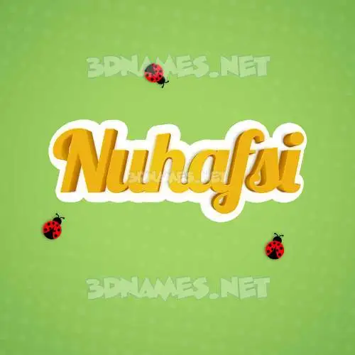 nuhafsi in Ladybugs style - 3D name wallpaper nuhafsi in Ladybugs style - 3D name wallpaper
