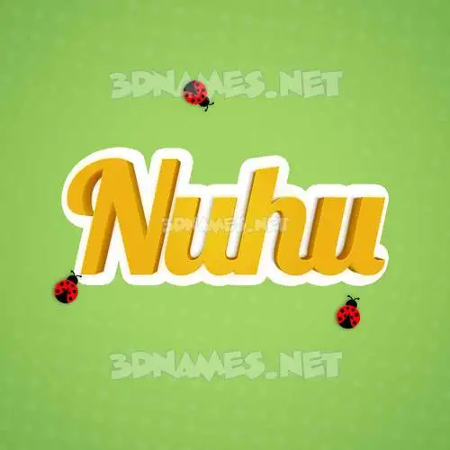 nuhu in Ladybugs style - 3D name wallpaper nuhu in Ladybugs style - 3D name wallpaper