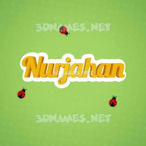 nurjahan in Ladybugs style - 3D name wallpaper nurjahan in Ladybugs style - 3D name wallpaper
