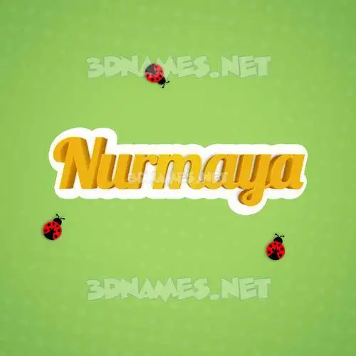 nurmaya in Ladybugs style - 3D name wallpaper nurmaya in Ladybugs style - 3D name wallpaper