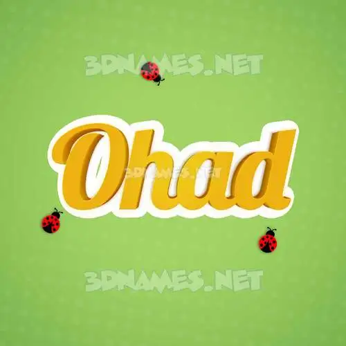 ohad in Ladybugs style - 3D name wallpaper ohad in Ladybugs style - 3D name wallpaper