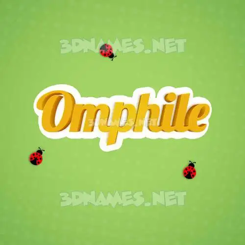 omphile in Ladybugs style - 3D name wallpaper omphile in Ladybugs style - 3D name wallpaper