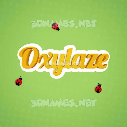 oxylaze in Ladybugs style - 3D name wallpaper oxylaze in Ladybugs style - 3D name wallpaper