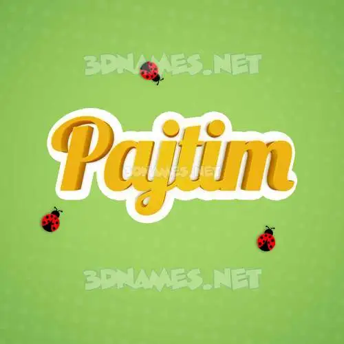 pajtim in Ladybugs style - 3D name wallpaper pajtim in Ladybugs style - 3D name wallpaper