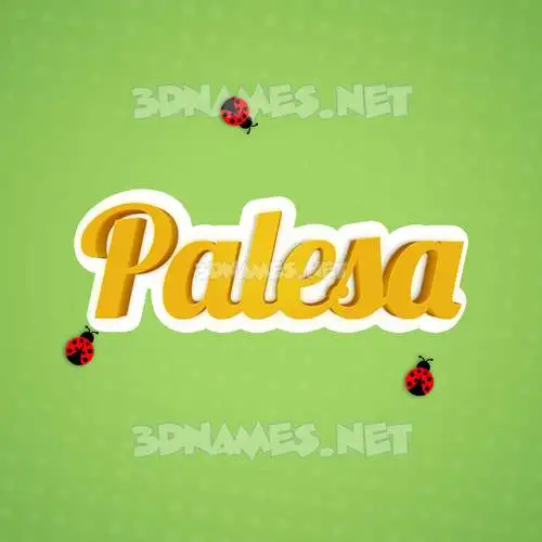 palesa in Ladybugs style - 3D name wallpaper palesa in Ladybugs style - 3D name wallpaper