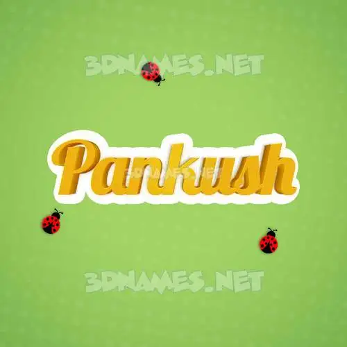 pankush in Ladybugs style - 3D name wallpaper pankush in Ladybugs style - 3D name wallpaper