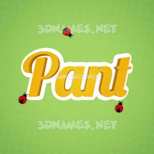 pant in Ladybugs style - 3D name wallpaper pant in Ladybugs style - 3D name wallpaper