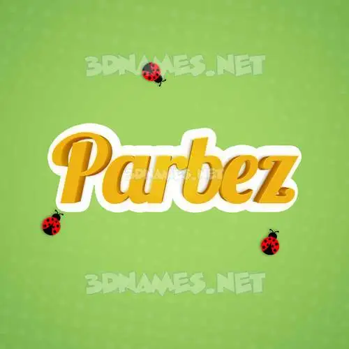parbez in Ladybugs style - 3D name wallpaper parbez in Ladybugs style - 3D name wallpaper