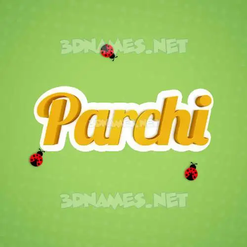 parchi in Ladybugs style - 3D name wallpaper
