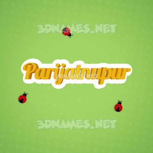 parijatnupur in Ladybugs style - 3D name wallpaper parijatnupur in Ladybugs style - 3D name wallpaper