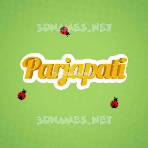 parjapati in Ladybugs style - 3D name wallpaper parjapati in Ladybugs style - 3D name wallpaper
