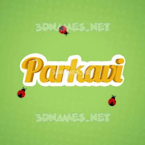 parkavi in Ladybugs style - 3D name wallpaper parkavi in Ladybugs style - 3D name wallpaper