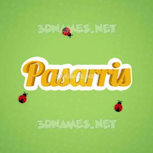 pasarris in Ladybugs style - 3D name wallpaper pasarris in Ladybugs style - 3D name wallpaper