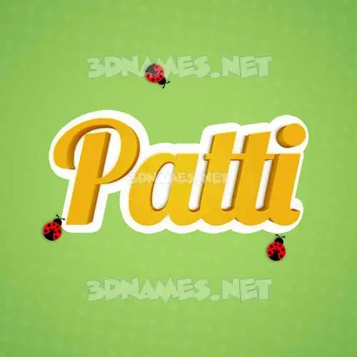 patti in Ladybugs style - 3D name wallpaper patti in Ladybugs style - 3D name wallpaper