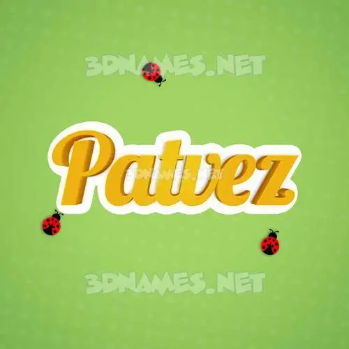 patvez in Ladybugs style - 3D name wallpaper patvez in Ladybugs style - 3D name wallpaper