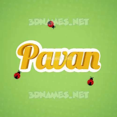 pavan in Ladybugs style - 3D name wallpaper pavan in Ladybugs style - 3D name wallpaper