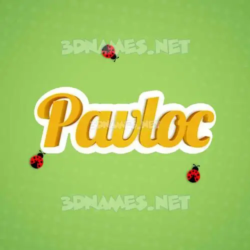 pavloc in Ladybugs style - 3D name wallpaper pavloc in Ladybugs style - 3D name wallpaper
