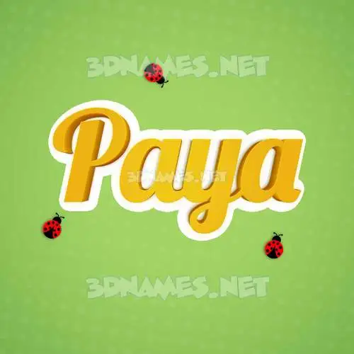 paya in Ladybugs style - 3D name wallpaper paya in Ladybugs style - 3D name wallpaper