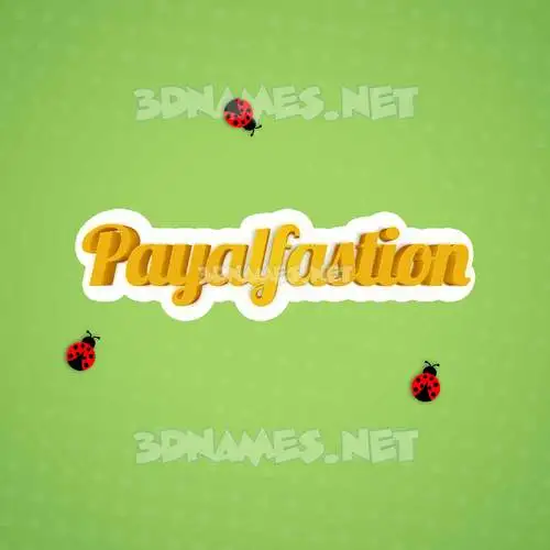payalfastion in Ladybugs style - 3D name wallpaper payalfastion in Ladybugs style - 3D name wallpaper