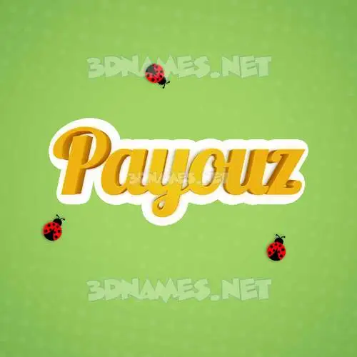 payouz in Ladybugs style - 3D name wallpaper payouz in Ladybugs style - 3D name wallpaper