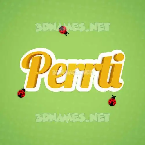 perrti in Ladybugs style - 3D name wallpaper perrti in Ladybugs style - 3D name wallpaper