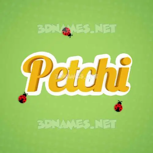 petchi in Ladybugs style - 3D name wallpaper petchi in Ladybugs style - 3D name wallpaper