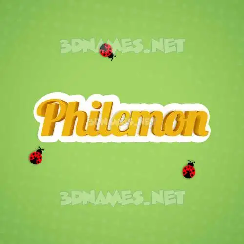 philemon in Ladybugs style - 3D name wallpaper philemon in Ladybugs style - 3D name wallpaper