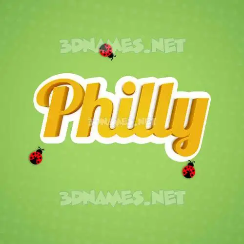 philly in Ladybugs style - 3D name wallpaper philly in Ladybugs style - 3D name wallpaper