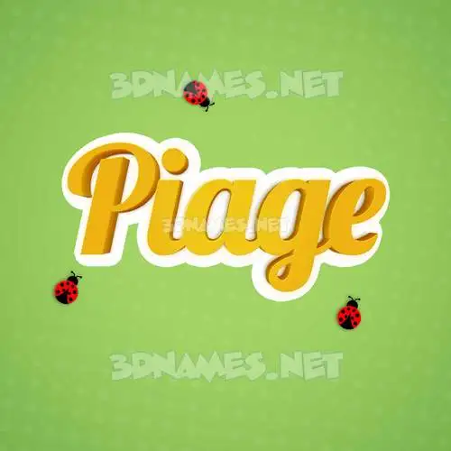 piage in Ladybugs style - 3D name wallpaper piage in Ladybugs style - 3D name wallpaper