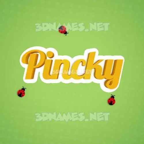 pincky in Ladybugs style - 3D name wallpaper pincky in Ladybugs style - 3D name wallpaper