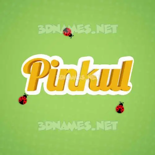 pinkul in Ladybugs style - 3D name wallpaper pinkul in Ladybugs style - 3D name wallpaper