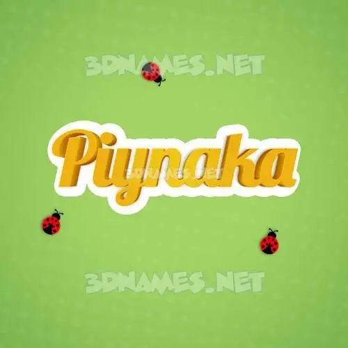 piynaka in Ladybugs style - 3D name wallpaper piynaka in Ladybugs style - 3D name wallpaper