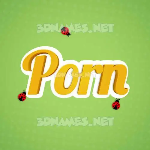 porn in Ladybugs style - 3D name wallpaper porn in Ladybugs style - 3D name wallpaper