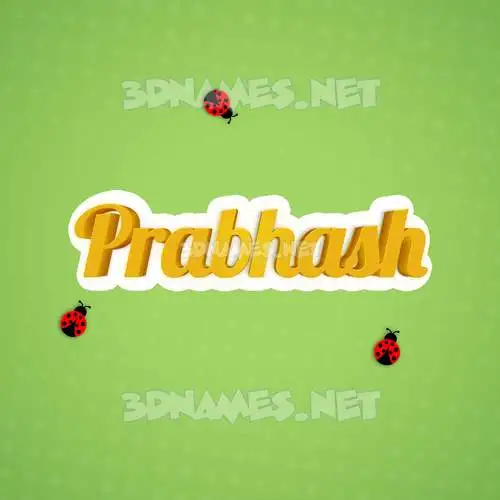 prabhash in Ladybugs style - 3D name wallpaper prabhash in Ladybugs style - 3D name wallpaper