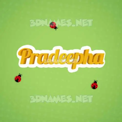 pradeepha in Ladybugs style - 3D name wallpaper pradeepha in Ladybugs style - 3D name wallpaper