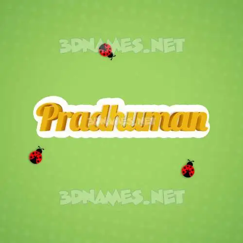 pradhuman in Ladybugs style - 3D name wallpaper pradhuman in Ladybugs style - 3D name wallpaper