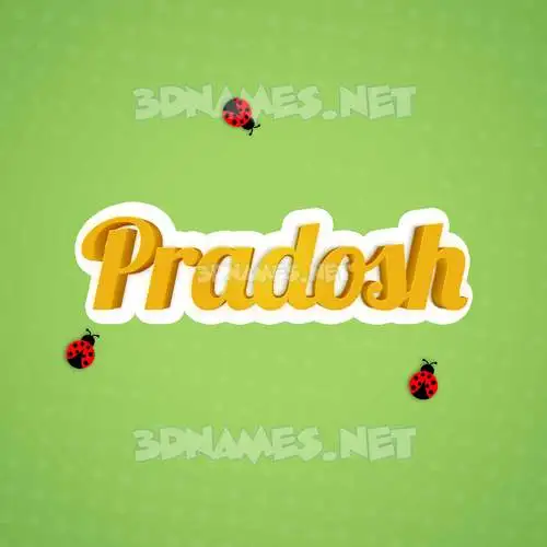 pradosh in Ladybugs style - 3D name wallpaper pradosh in Ladybugs style - 3D name wallpaper