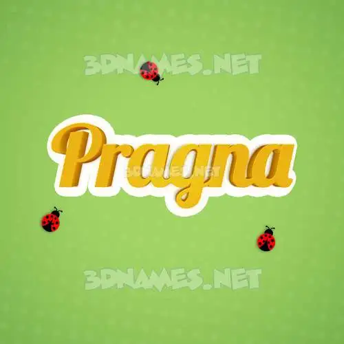 pragna in Ladybugs style - 3D name wallpaper pragna in Ladybugs style - 3D name wallpaper