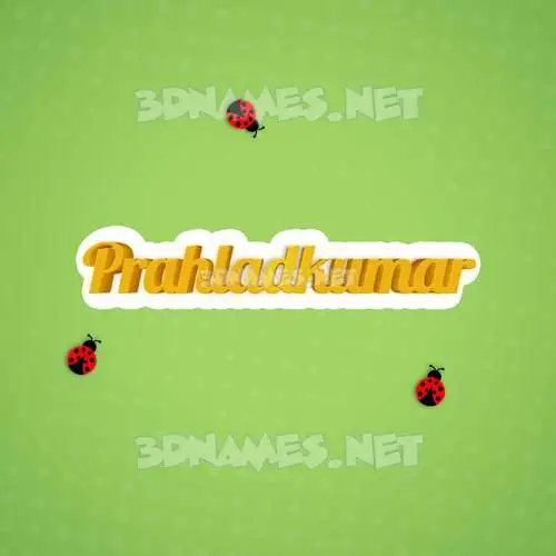 prahladkumar in Ladybugs style - 3D name wallpaper prahladkumar in Ladybugs style - 3D name wallpaper