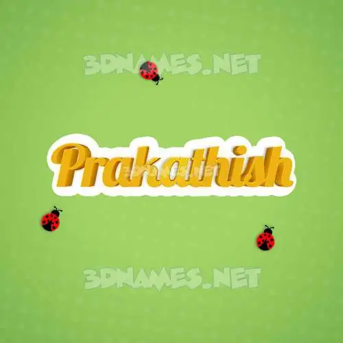 prakathish in Ladybugs style - 3D name wallpaper prakathish in Ladybugs style - 3D name wallpaper