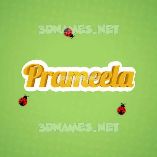 prameela in Ladybugs style - 3D name wallpaper prameela in Ladybugs style - 3D name wallpaper